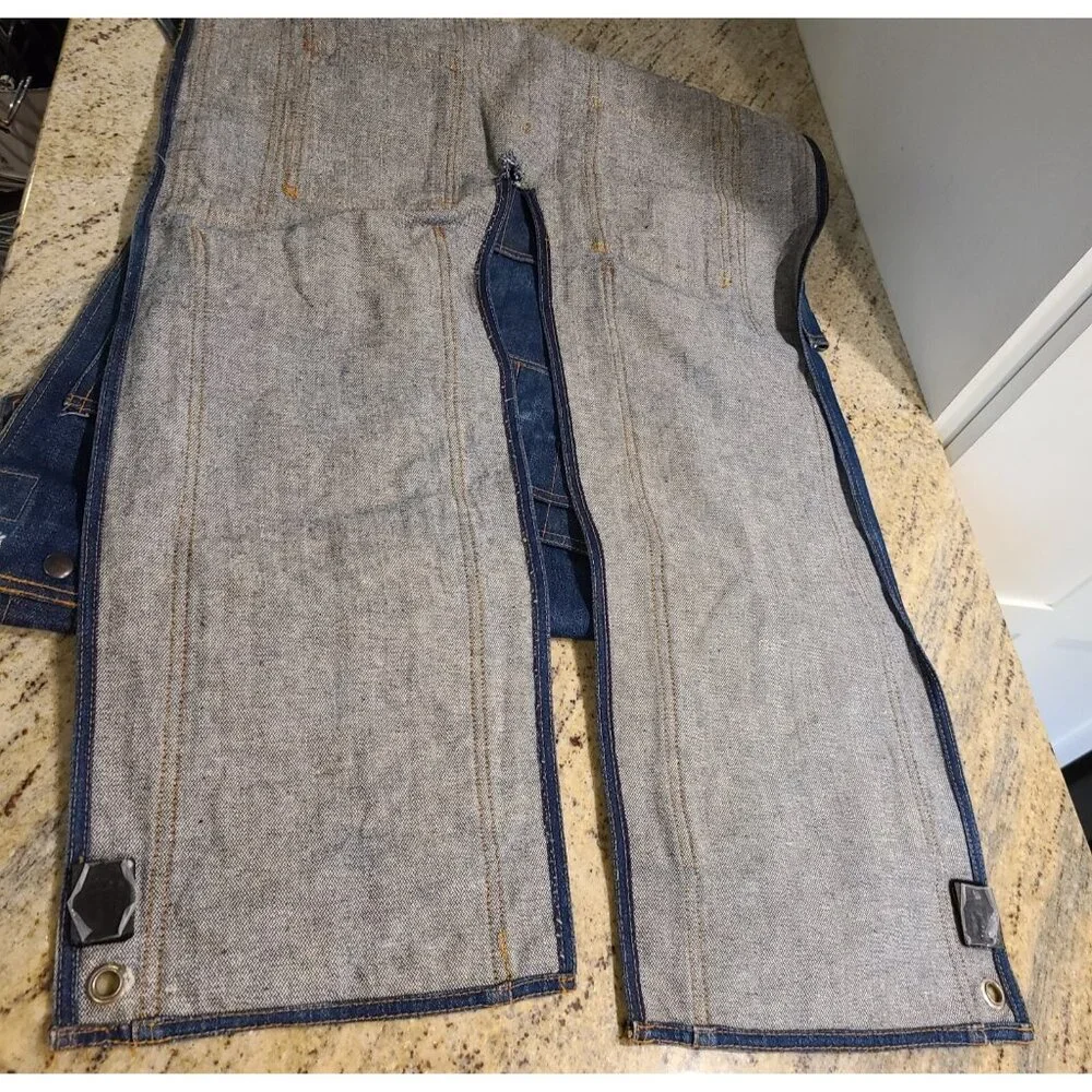 O’TOOL’S ORIGINAL Blue Denim Tool Rack Overalls Hanging Pocket Wall Organizer